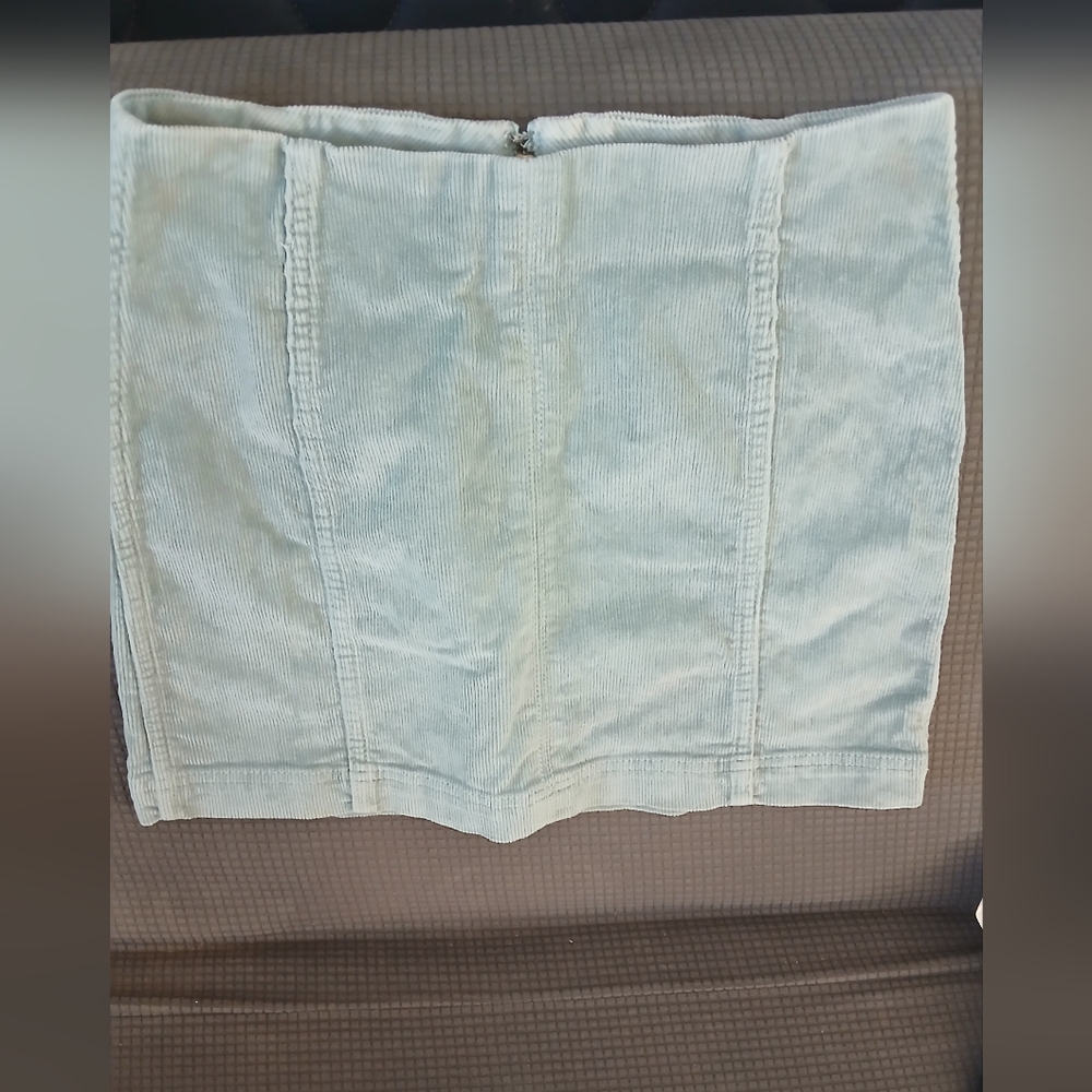 Wild Fable Light Blue Corduroy Mini Skirt
